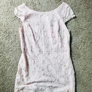 Pink Lace Dress